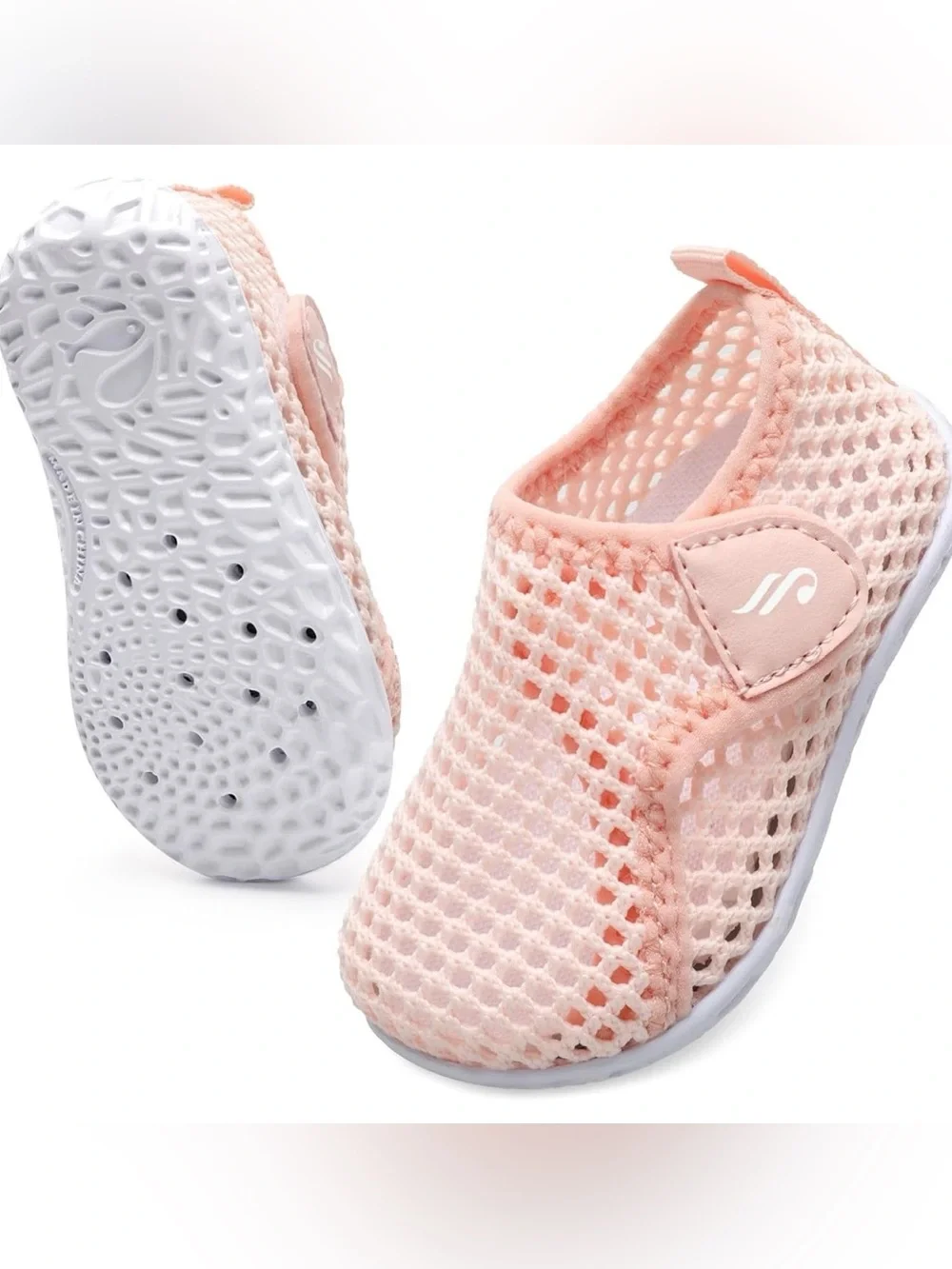 Kids Breathable Mesh Slip-On Shoes - Light Pink